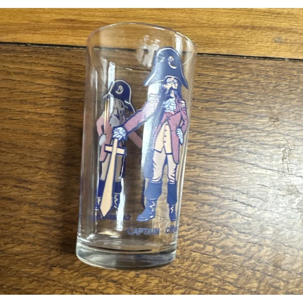 Vintage McDonald's Glass - ‎ Captain Crook (Evil Master of the Filet-o-Fish)